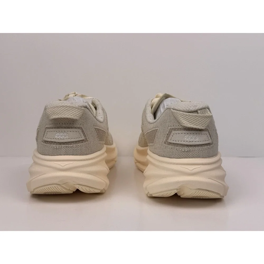 Hoka‎ One One CLIFTON ONE9 BP Men's Size 10 / Women's 11 Cream/ Brown 1162135